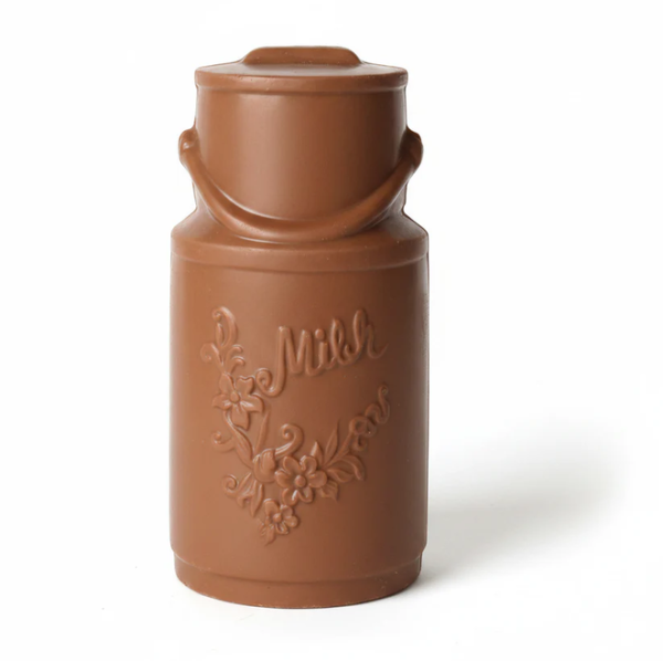 Milchkanne aus Schokolade Form